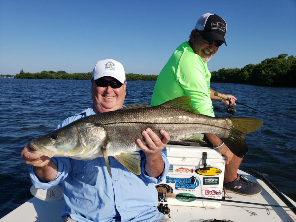 A picture of Targeting Wintertime Snook In Tampa Bay with Bag´Em Fishing Charters