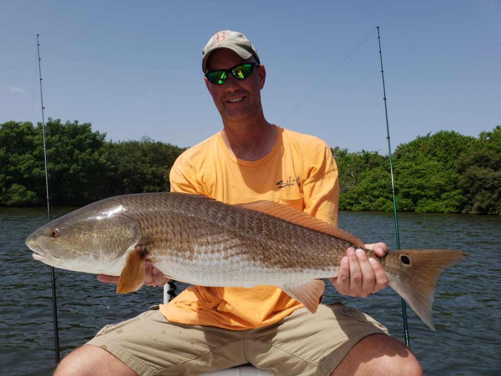 A picture of Targeting Spring-Time Redfish On The Flats with Bag´Em Fishing Charters