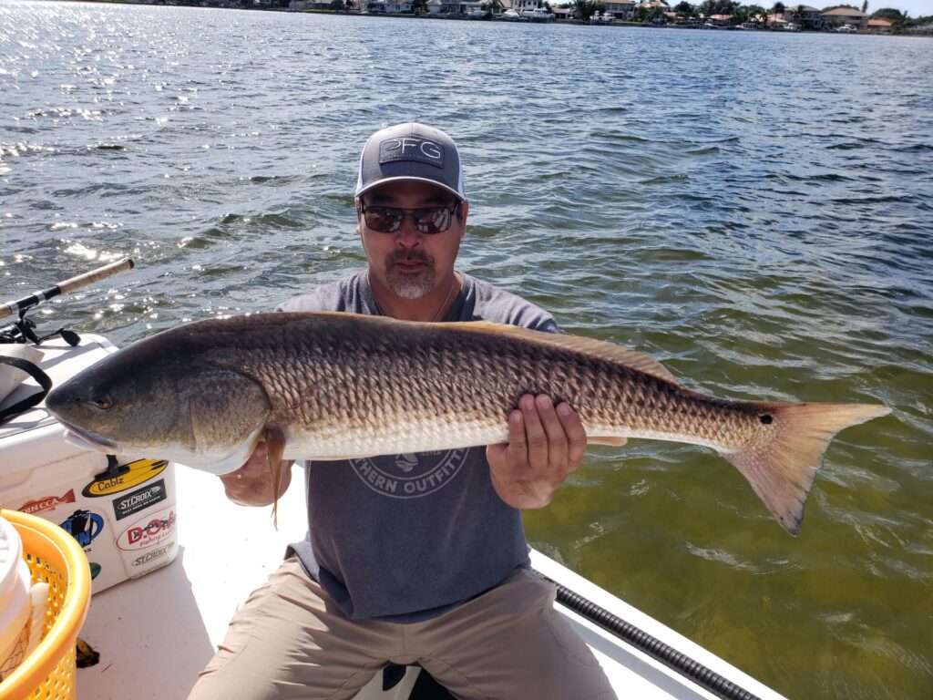 A picture of The Best Spots For Redfish In Tampa with Bag´Em Fishing Charters