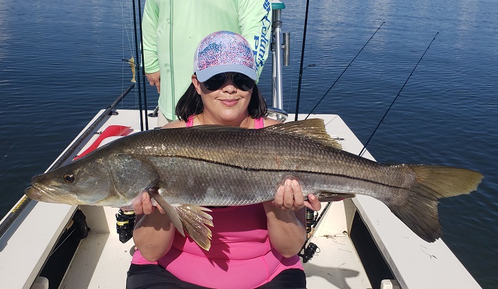 A picture of Targeting Wintertime Snook In Tampa Bay with Bag´Em Fishing Charters