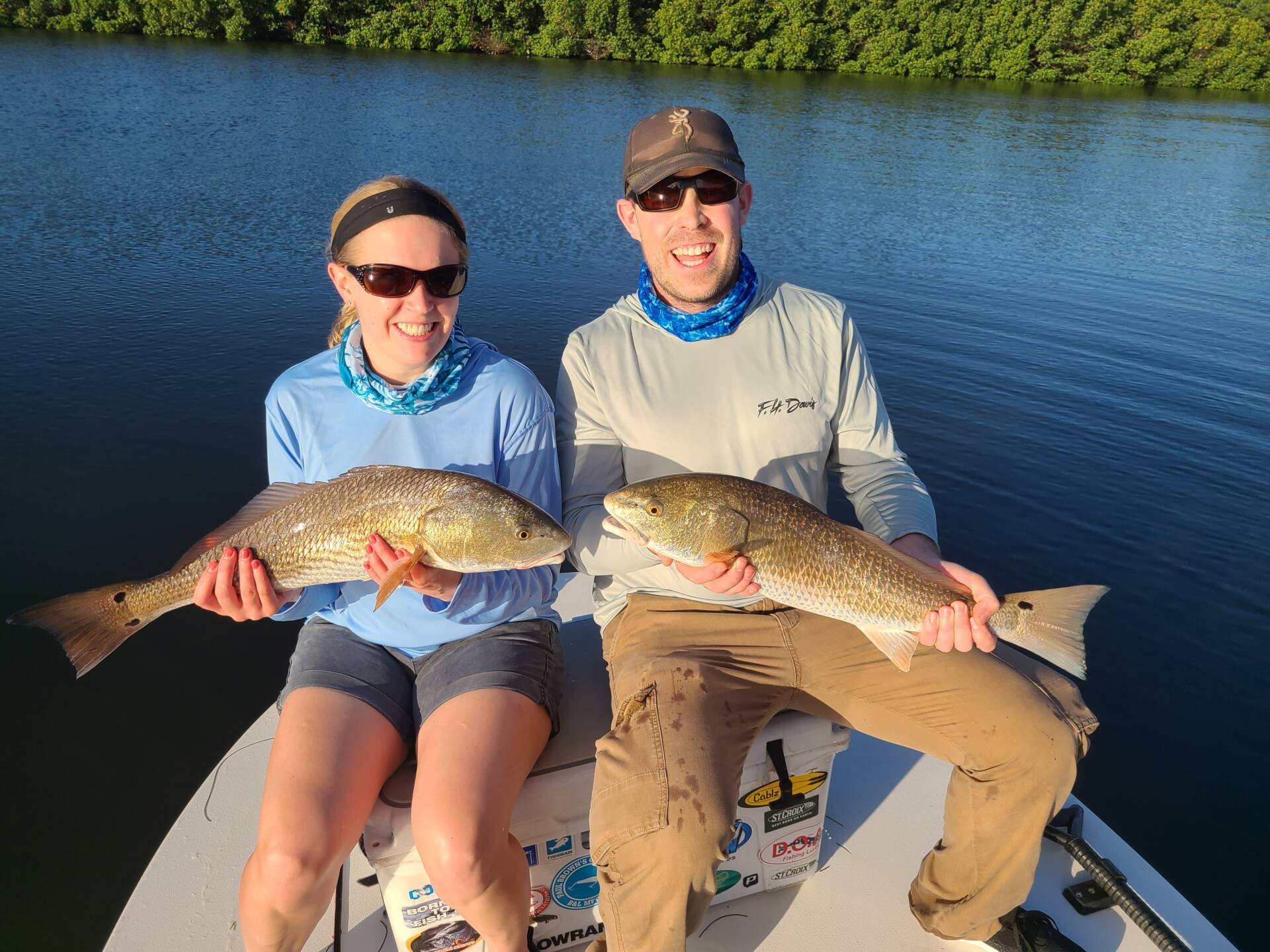 A picture of Quality Redfish Swarm Tampa Bay with Bag´Em Fishing Charters