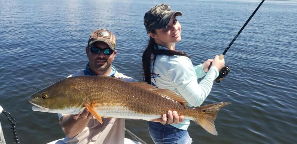 A picture of The Best Spots For Redfish In Tampa with Bag´Em Fishing Charters