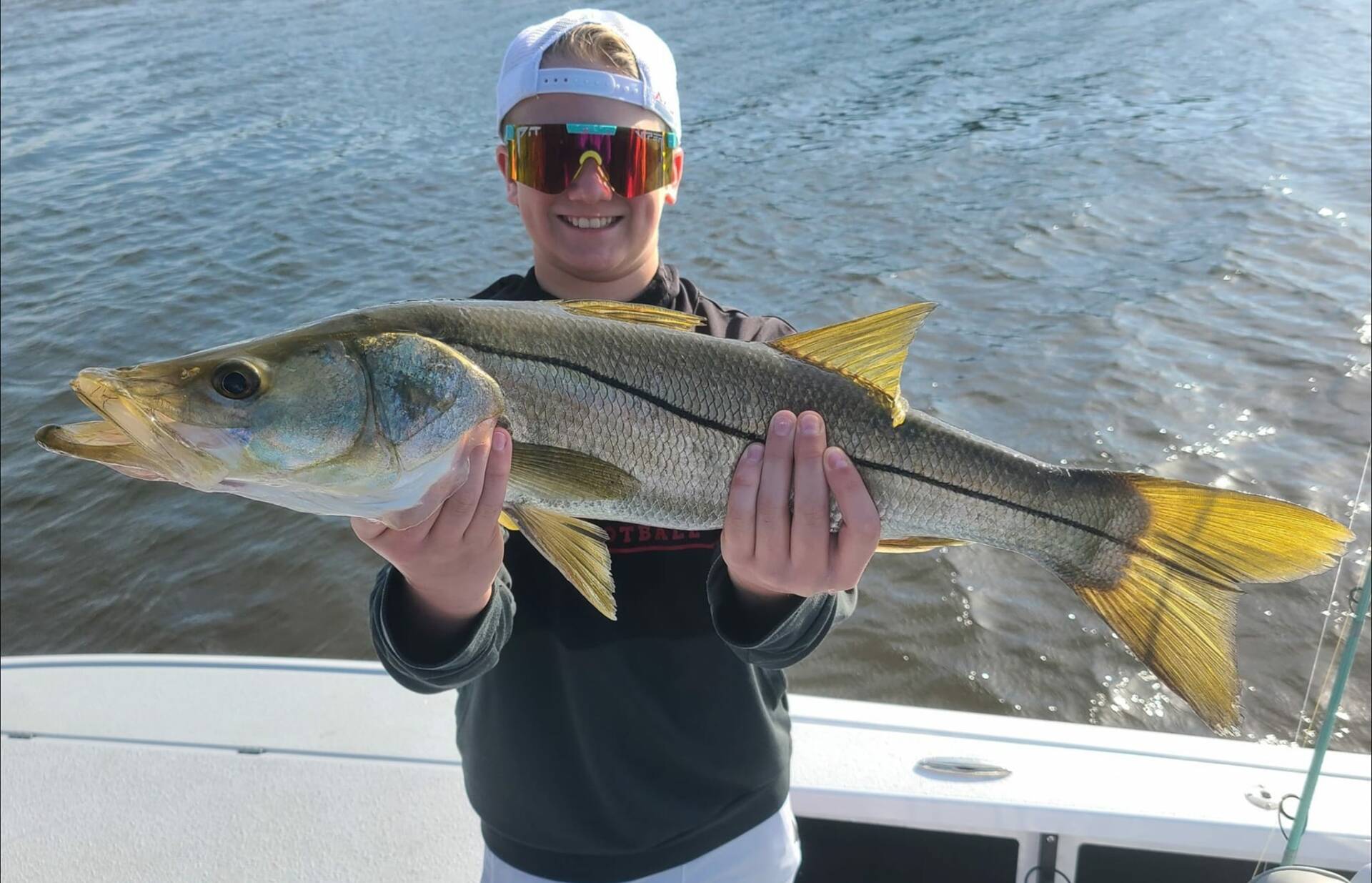 A picture of Can You Catch Snook In Tampa Bay In October? with Bag´Em Fishing Charters