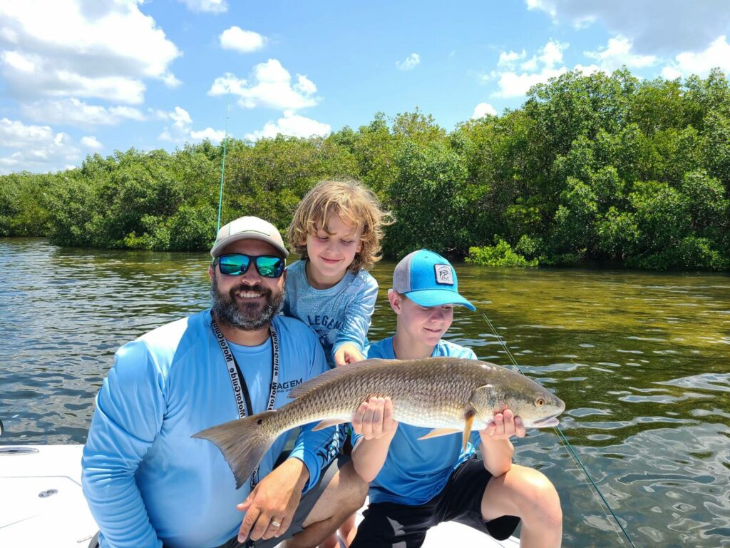 A picture of Top Benefits Of A Short Morning Charter In Tampa Bay with Bag´Em Fishing Charters